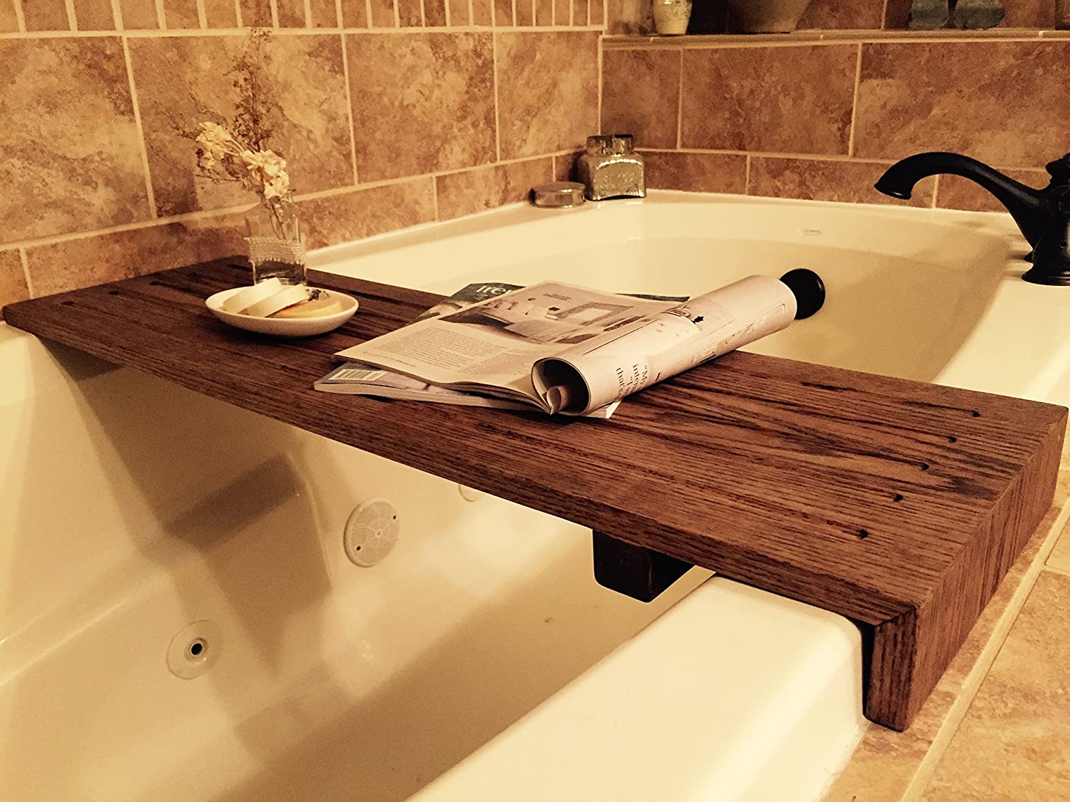 wooden Bath Caddy